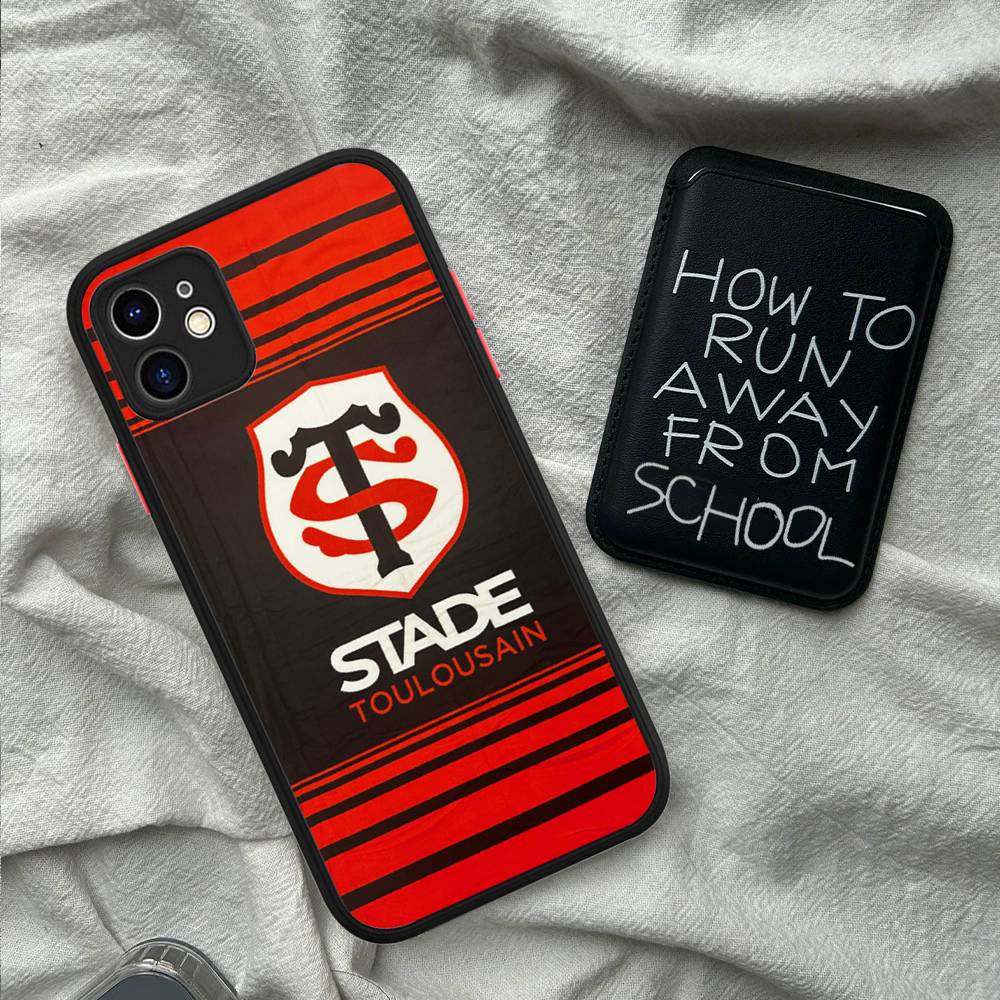 Stade-Toulousain Phone Case For IPhone 16 15 14 X XR XS 7 8 Plus 11 12 13 Pro MAX 13mini Matte Shockproof Case