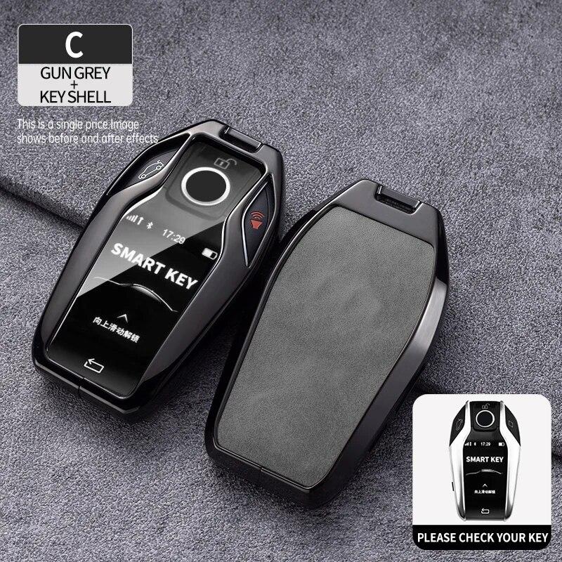 Чехол для дистанционного ключа из цинкового сплава для BMW 5 7 серии G12 G11 G30 G32 G31 I8 I12 I15 G01 X3 G02 X4 G05 X5 G07 X7, автомобильная сумка