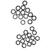 G3Celsius8 Female Thread Nuts Metal Washer Kit Instrument   Fasteners for Electric Guitar Bass