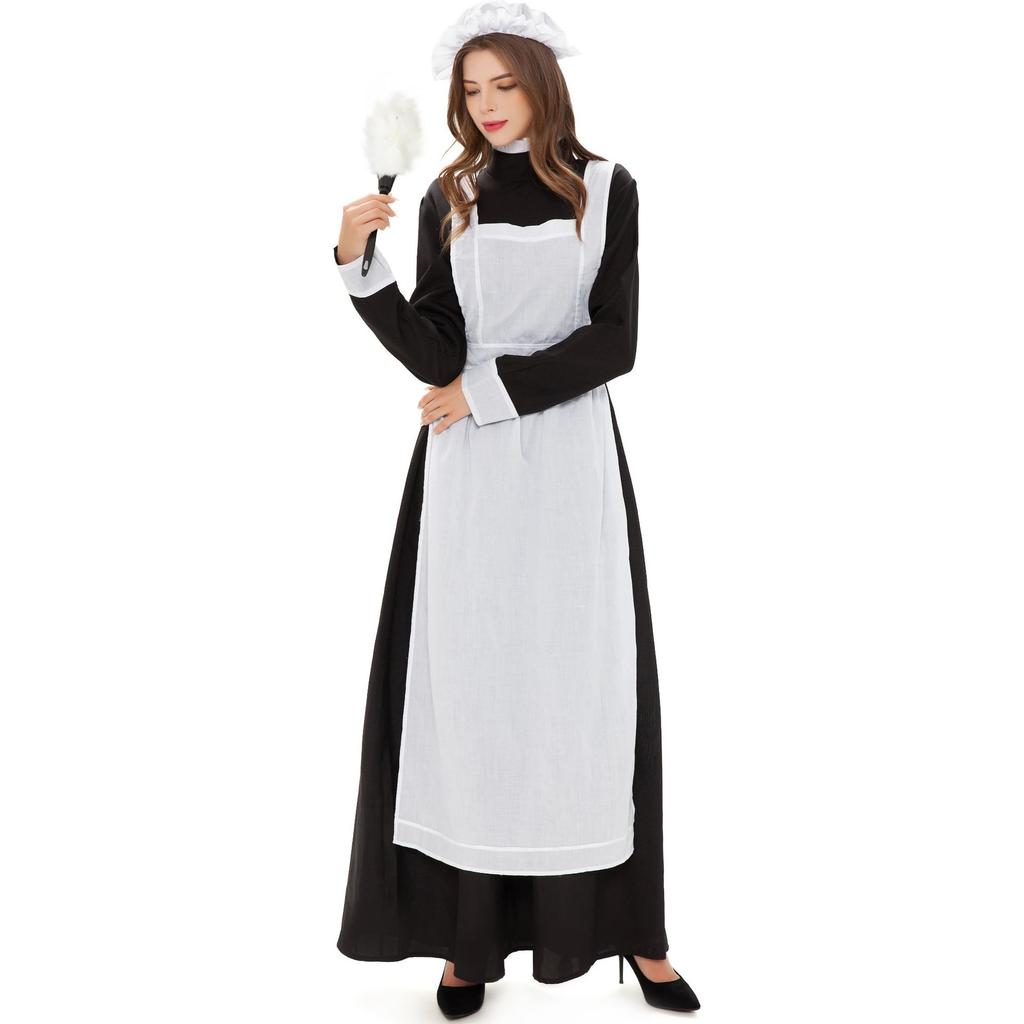 Платье Лолиты, Костюм на Хэллоуин, Мягкое платье горничной, Аниме платье горничной медсестры, Комплект униформы