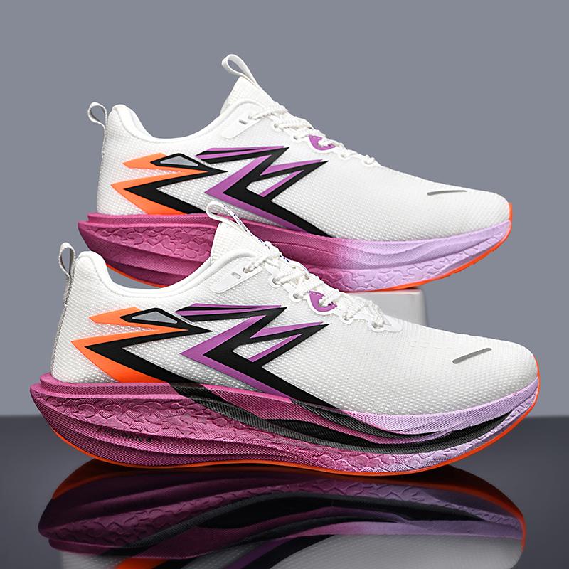 Summer Marathon Air Cushion Sports Running Shoes Men Breathable Lightweight Women's Comfortable Athletic Nonskid Sneakers