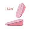 Elastic Insoles Comfortable Breathable Cropped Sneaker Heel Pad Unisex Inner Heightening Insole Popcorn Shock Absorption High