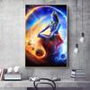 Posters and Prints Portrait of Lord Shiva Wall Art Hindu God Canvas Painting Hinduism Art Picture for Living Room Home Decor