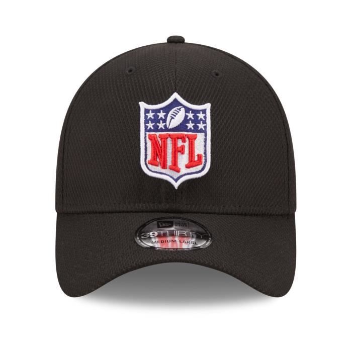 Casquette New Era 39Thirty Diamond Era - NFL SHIELD Noir - Homme