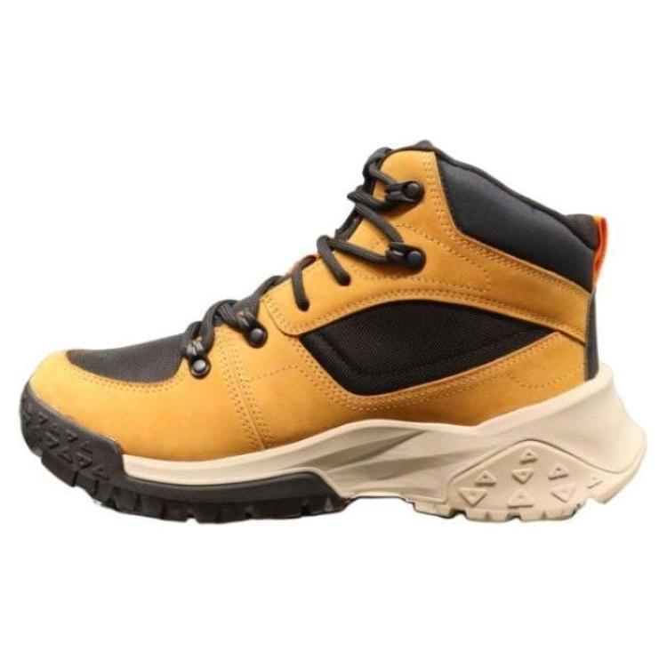 Timberland Motion Scramble Mid Шнуровка Водонепроницаемые Туристические Ботинки 'Пшеничный Нубук' Мужские A68Q8754