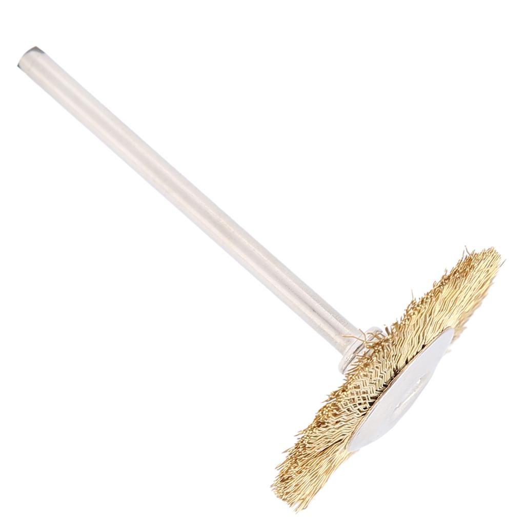 Т-образная щетка для чистки насадок для маникюрного аппарата, латунная проволока, чистящая щетка для шлифовальных головок, инструмент для маникюра