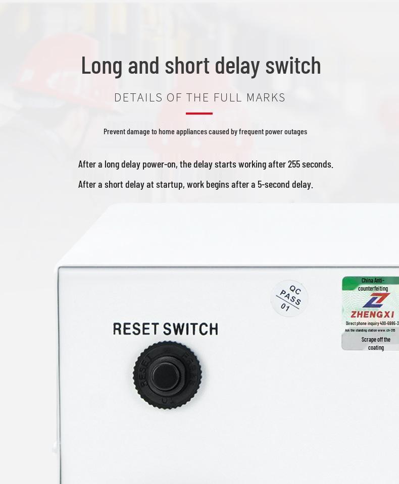 Zhengxi 2KVA 220V Automatic Voltage Stabilizer for Home Appliances