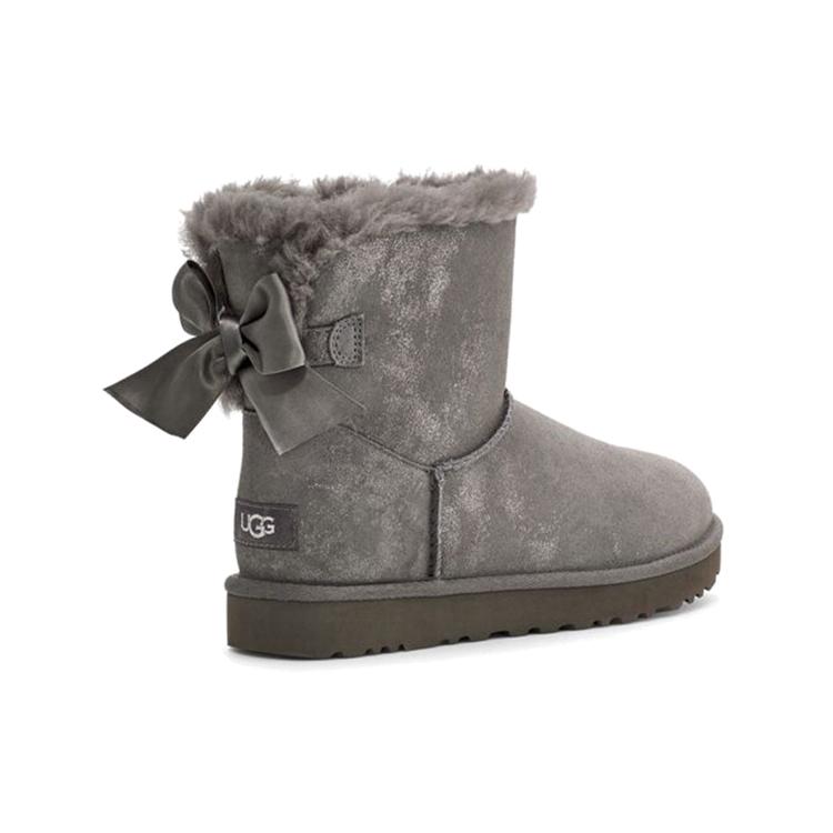 UGG Мини Бейли Боу Глиммер Угольный Женские 1125795-CHRC