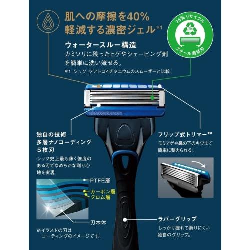 Schick Держатель для гладкой кожи Hydro 5 Premium (с лезвием + 1 сменное лезвие) Лезвие для бритья