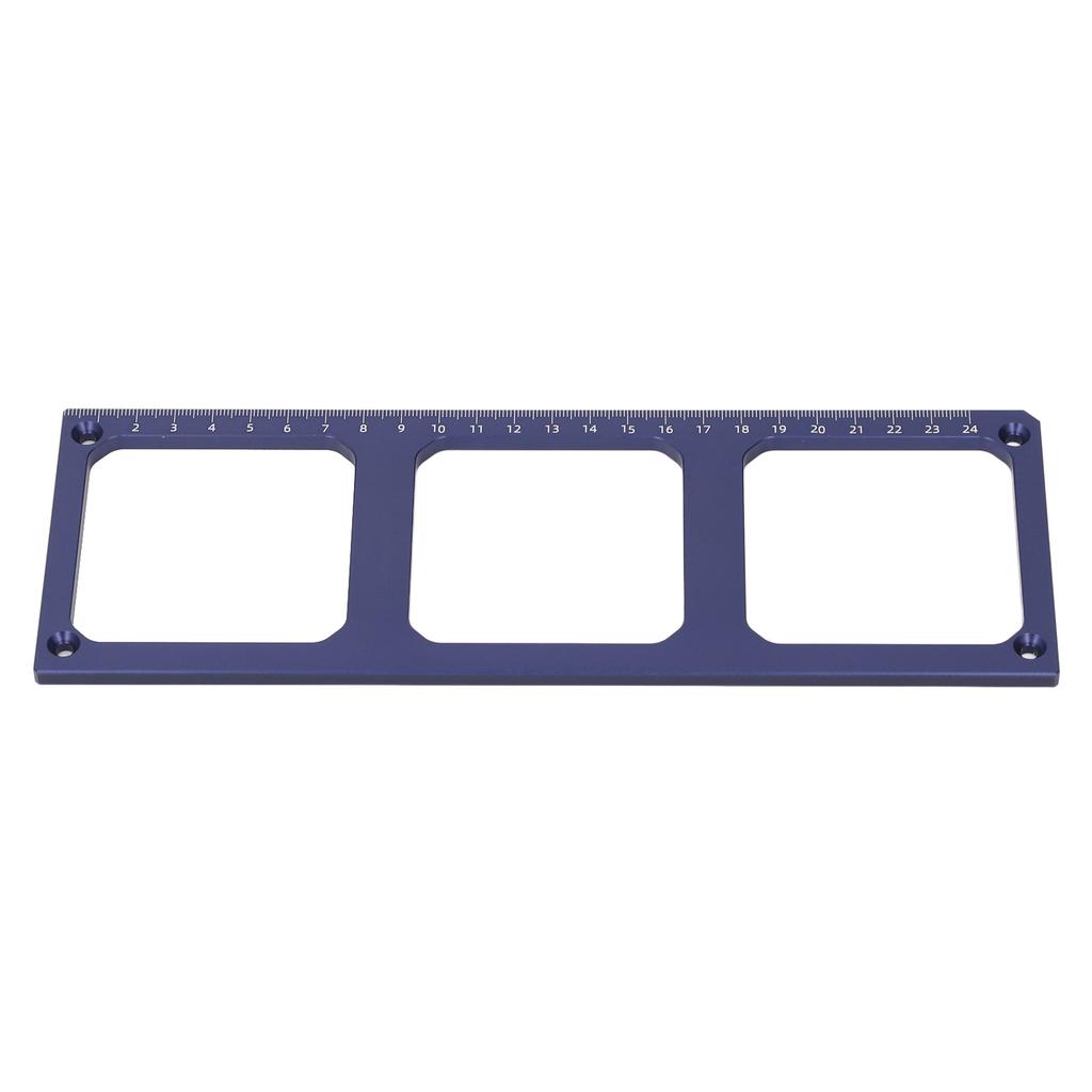 86 Шаблон для розетки выключателя 3 отверстия Алюминиевый сплав Точное открытие отверстия розетки выключателя