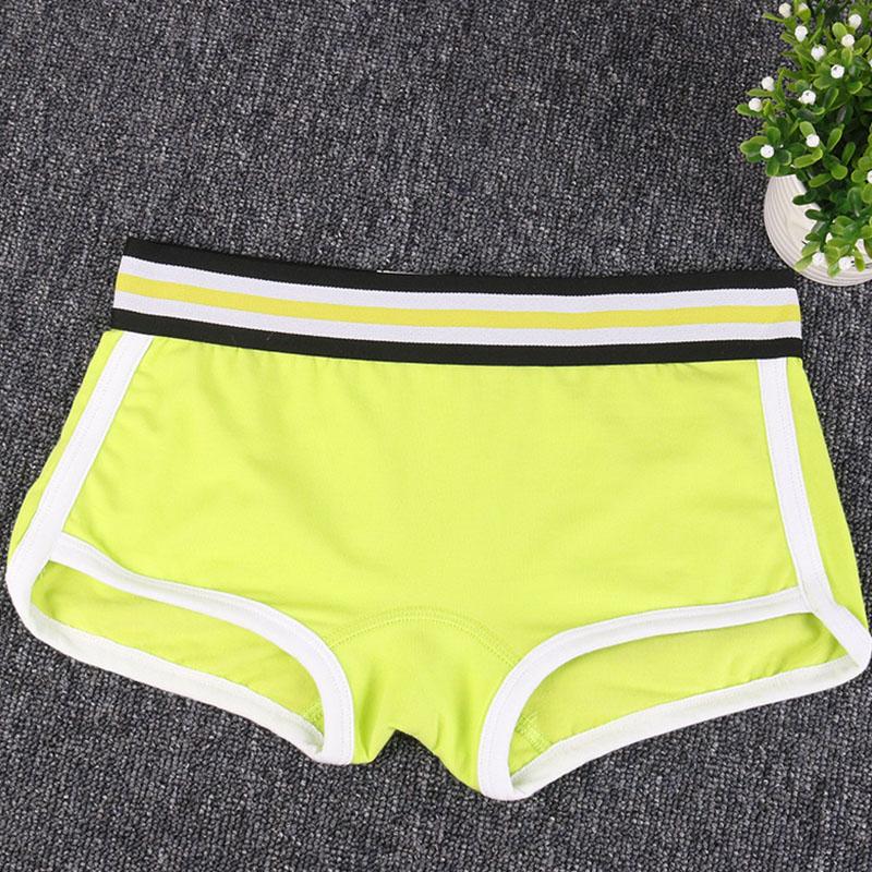 Женское дышащее спортивное нижнее белье, трусы-боксеры, нижнее белье, хлопковые трусики, шорты