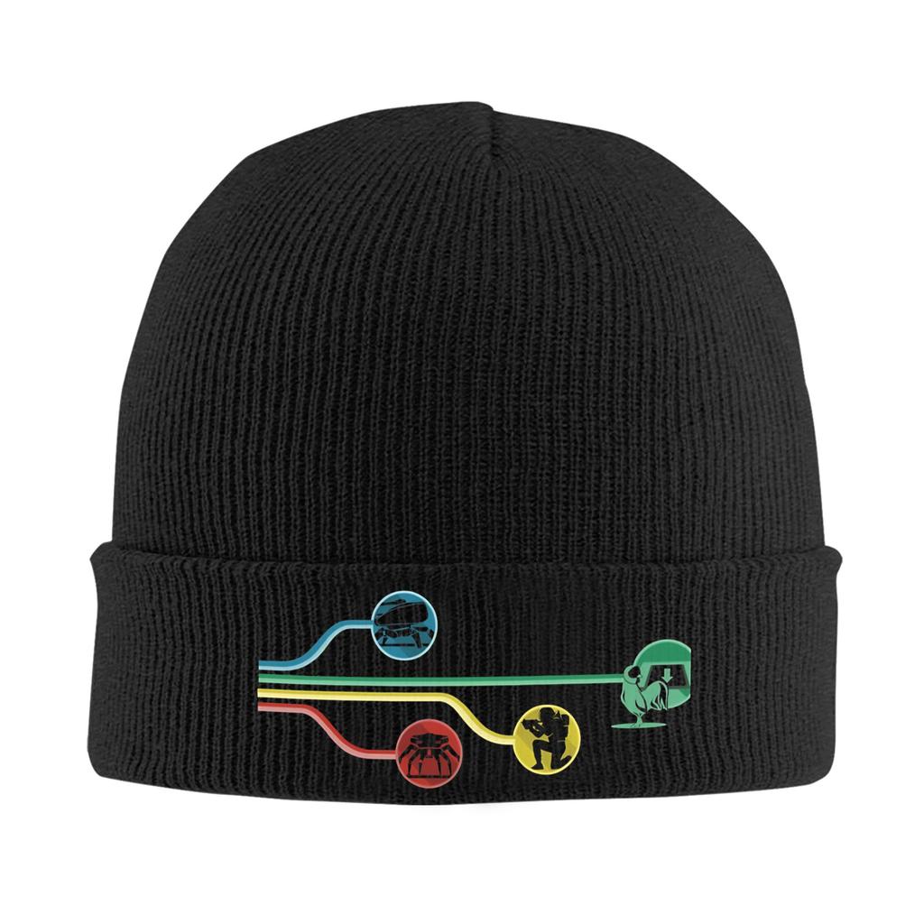 DONT SHOOT Gaming Sarcastic Fun Retro Bonnet Hats ARC Raiders Beanie Hats Autumn Winter Custom Knitting Hat Trendy Elastic Cap