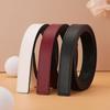 Belt Women'S Leather Cowhide Belt Women'S Decorative Belt Women'S Litchi Pattern Belt Women'S