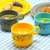 OSK Snoopy Plastic Cups, Yellow, Blue, and Gray, 230ml, Set of 3, Made in Japan, Dishwasher Safe, Stylish, Cute, Antibacterial, Shatter-Resistant, Uni