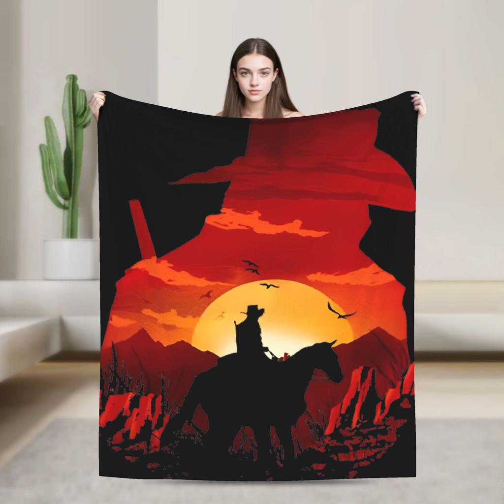 Arthur Morgan  Super Soft Blanket  Aesthetic Home Decor Flannel Bedspread Sofa Bed Cover