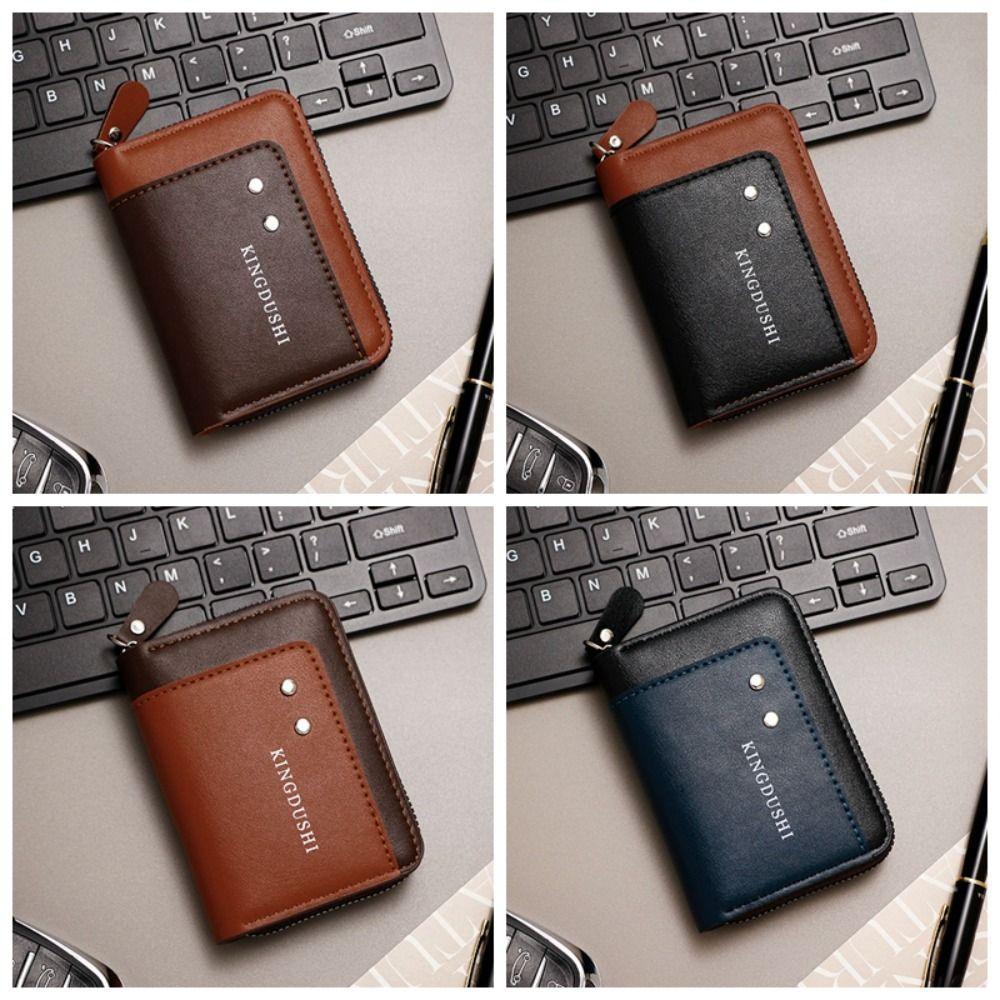 Многопозиционный PU зажим для денег кошелек Multi-card Bit мужской кожаный кошелек кредитный чехол для карт