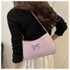Chic Faux Leather Underarm Bag for Women 2026 Trendy Single Shoulder Purse Fashionable Daily Crossbody Handbag