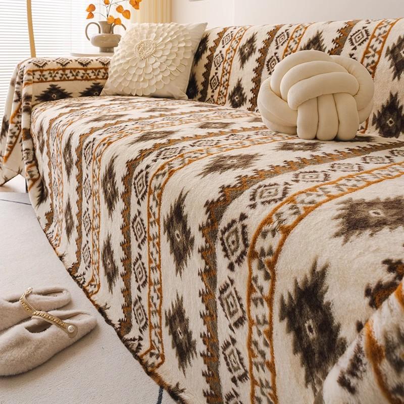 Чехол для дивана на осень-зиму для пикника и кемпинга Bohemia Funda Sofa Ethnity Style Чехлы для дивана Коврики Пледы