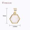 Различные типы DIY Подвески для изготовления украшений Латунь с покрытием 18K Золотом Инкрустированные Ракушками Шармы Для Ожерелья Материалы для украшений Оптом