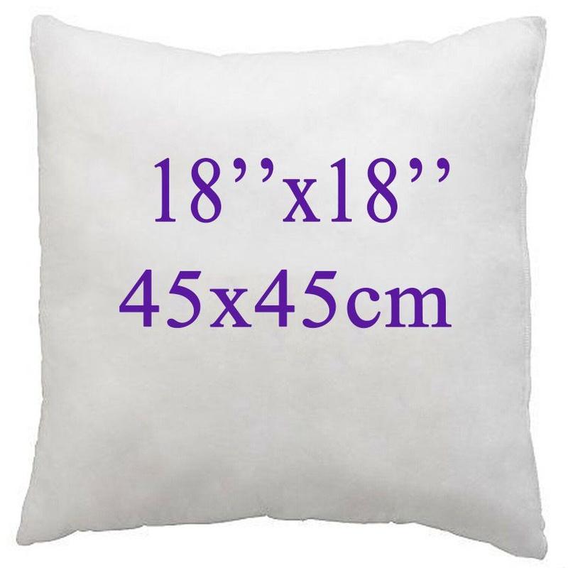 Luxurious Polyester Hollowfiber Cushion Inner Pads With White Cover For Ultimate Comfort