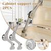 2Pcs Heavy Duty Lid Support Hinges Soft Close Folding Lid Stay Hinge Keep Lid Hinge Open for Cabinet Kitchen Wardrobe Hardware