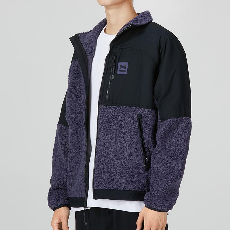 Under Armour Куртки Мужские Фиолетовый Воротник-стойка Умеренный Другое 1366091-558