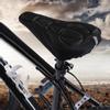   3D Mountain   Road Bike Breathable Soft Seat Saddle Cover (Black)