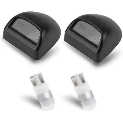 Лучшие фонари номерного знака Лампа подсветки с черной крышкой корпуса 6000K Белые лампы В сборе Замена для Chevy Silverado GMC Sierra 1500 2500 3500