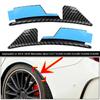 2Pcs Carbon Fiber Rear Bumper Cover Trim Fender Flare Extension Wheel Eyebrow For BENZ C117 CLA45 CLA180 CLA200 AMG 2013-2019