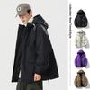 Thickened Solid Color Bread Clothes Men's and Women's Jackets Student Trend Loose Couple Cotton Clothes Men