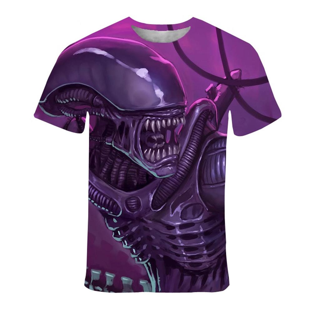 Summer Fashion Fun 3D Printed Printed T-shirt Street Wear Harajuku Short Sleeved Hip-hop Style Casual Comfortable T-shirt