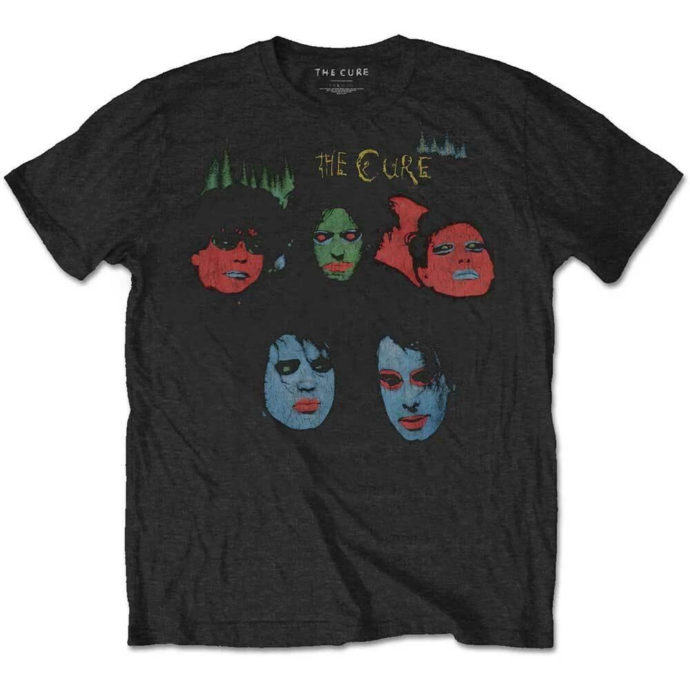 МУЖСКАЯ ЖЕНСКАЯ Футболка The Cure In Between Days Черная Мужская Классическая Футболка Рок-Группы Мальчики