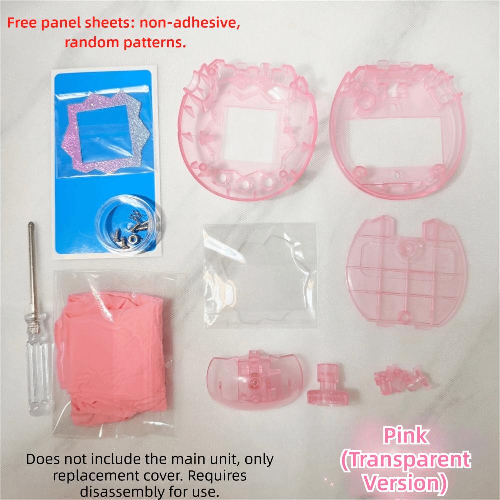 Colorful Shell Replacement Premium Hard Shell Transparent Shell Modification Crystal for Tamagotchi Paradise