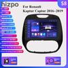 8G+128G Carplay 4G-LTE 2din Android Autoradio for Renault Kaptur Captur 2016-2019 Car Multimedia Stereo GPS Navi Audio Video BT SWC Intelligent Screen