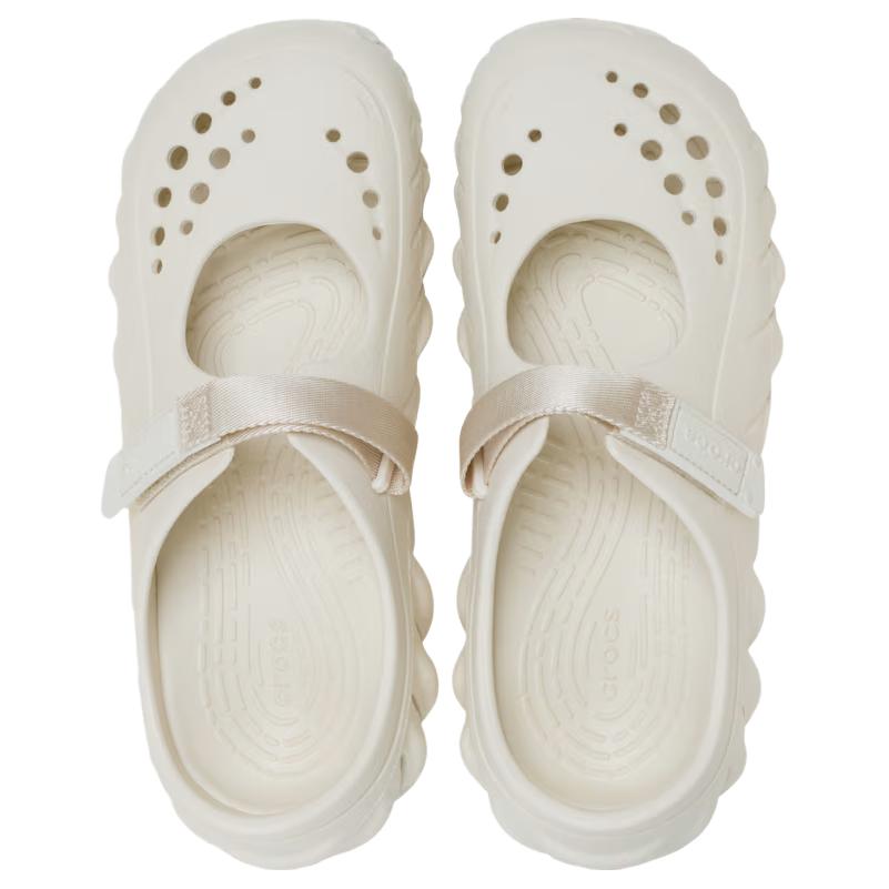Crocs Эхо Mary Jane Клоги Клоги Унисекс Экрю 211996-2MD