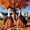 Костюм Гуся-Ведьмы 23 дюйма Наряд Гуся для Крыльца Уличный Декор Двора на Хэллоуин