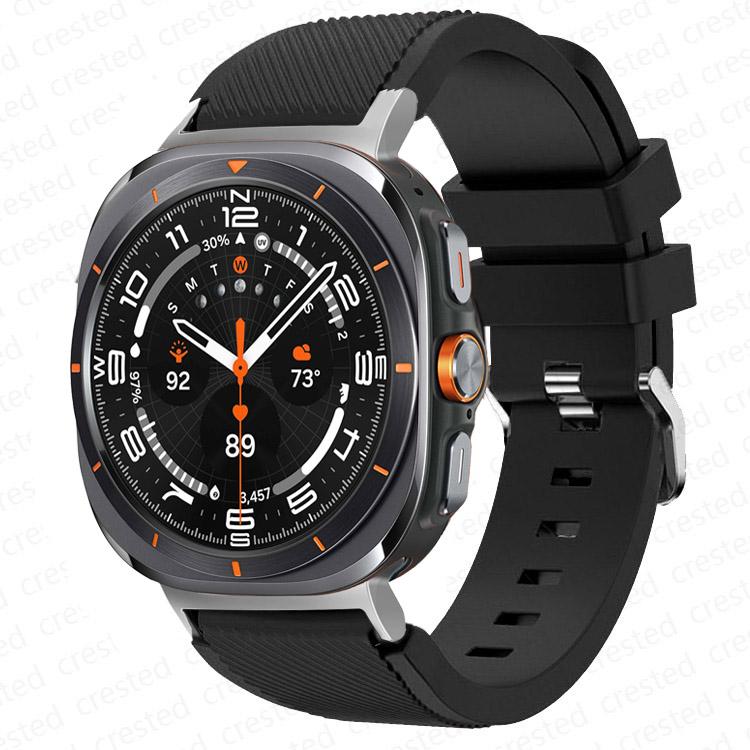 Силиконовый ремешок для Samsung Galaxy watch 7 FE 44 мм 40 мм браслет Аксессуары correa Спортивный браслет galaxy watch 7 ultra 47 мм 40 Ремешок