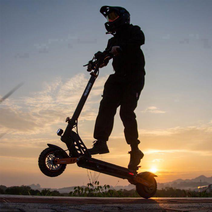 Scooter électrique Kukirin G2 Pro vmp- Roues de 9 pouces - Moteur 500 W - Batterie 48 V - 15,6 Ah - Vitesse maximale 25 km/h