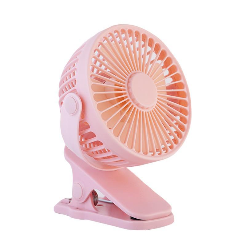 Ultra-Quiet USB Rechargeable 4-inch Clip Fan - Long Battery Life, Perfect for Desktop & Summer Use