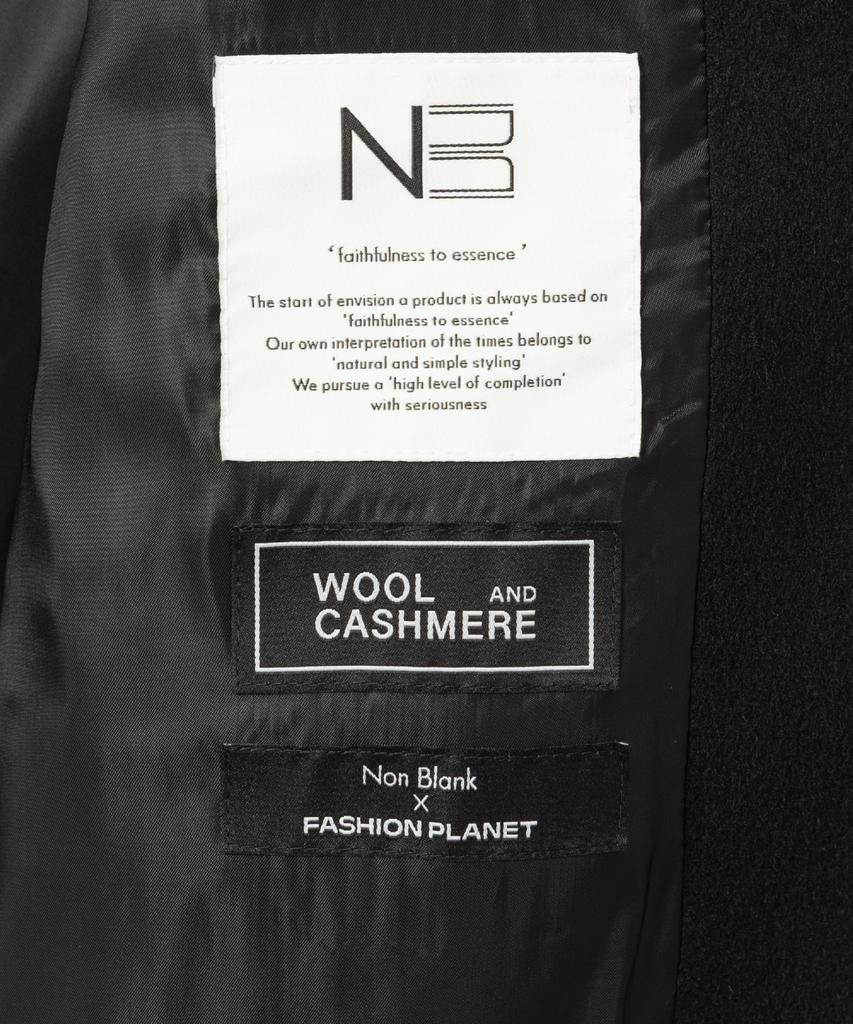 Nonblank [Nonblank X Fashion Planet] Single Long Coat_Black