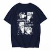 Japanese Anime Jujutsu Kaisen Men Women Summer T-shirt Oversized Retro Short-sleeved Casual Comfortable Loose Harajuku Street