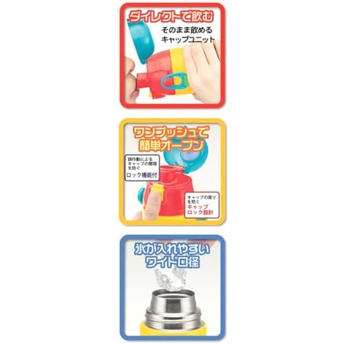 Skater Kids' Stainless Steel Water Bottle, 580ml, Direct Drinking, Snoopy 80s Cafe Design, Kid-Friendly, Lightweight, Insulated, Sports Bottle, Cute,