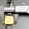 Used [Rare & Beautiful] Old Citizen Tank Gold Quartz Men's Watch Retro