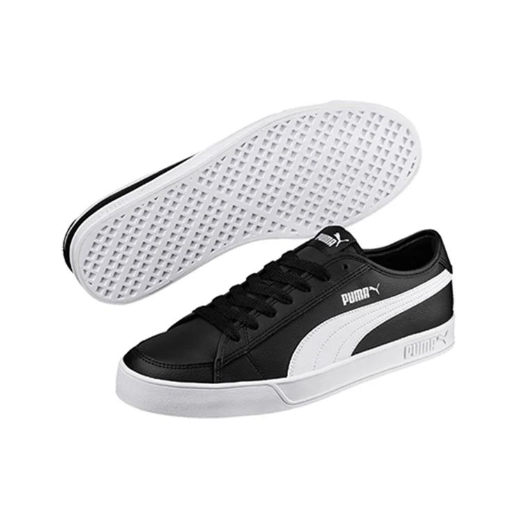 PUMA Smash V2 Vulc Sl 'White Black' (Unisex) Skate Shoes 367308 01