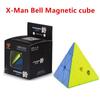 Qiyi 3x3x3 Cube X-Man Bell Magnetic 3x3x3 Pyramid Cube Qiyi 3x3 Speed Pyramid Cube X-Man Magnetic Pyramid 3x3x3 Puzzle Cubo