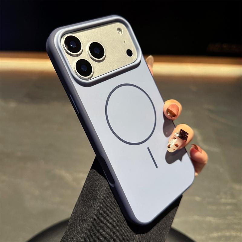 Официальный Матовый Магнитный Чехол Для Magsafe для iPhone 17 16 14 15 Plus 13 12 17 Pro Max 11 Мягкий Бампер Ударопрочная Броня Жесткая Крышка