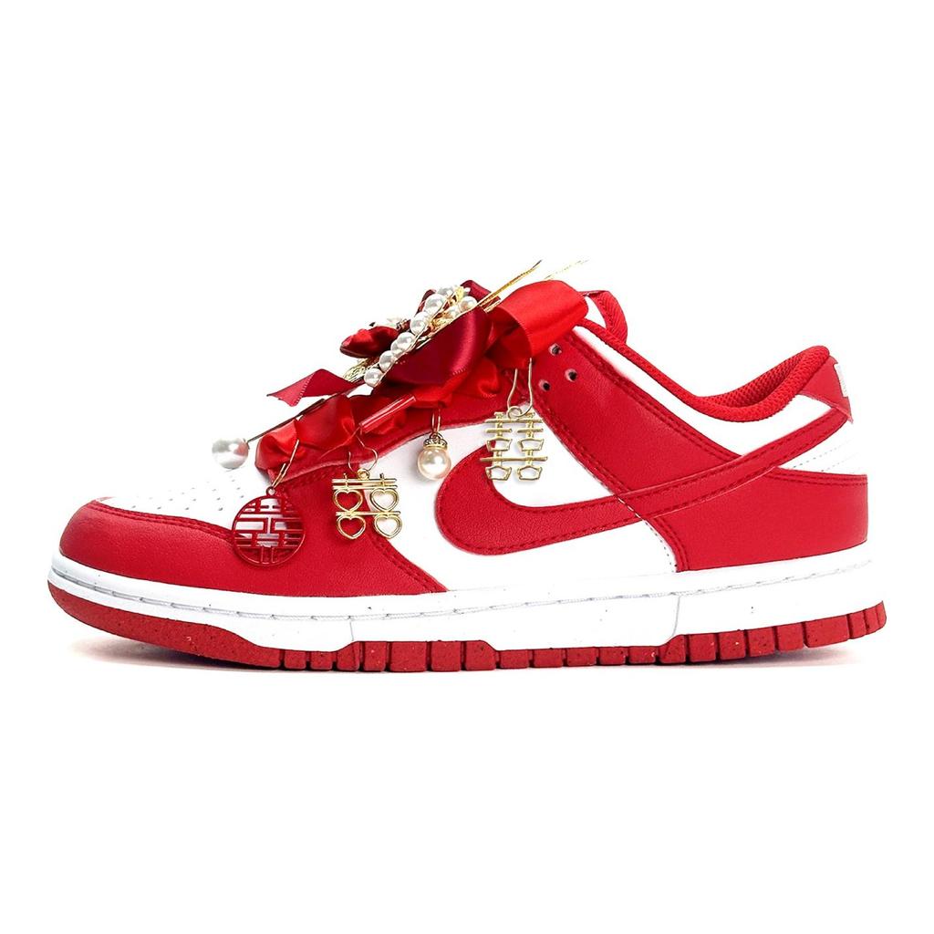 Nike Кроссовки Dunk Auspicious Dragon And Phoenix Низкие Скейтбордические Обувь Унисекс Красный DD1873-116(Команда1121-)