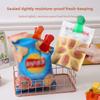 Airtight Food Storage Clips, Magnetic Refrigerator Food Clips for Snacks, Chips and Bags