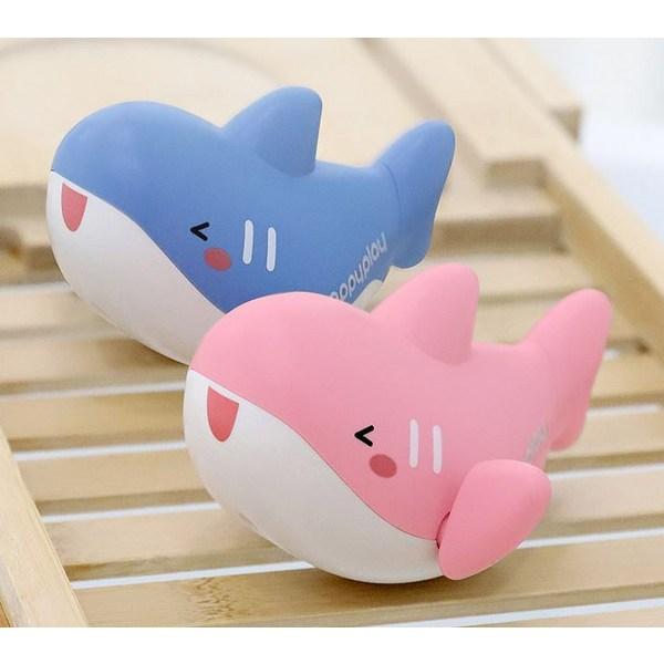 Набор игрушек для купания Happy Play Baby Shark, 2 шт., СИНИЙ, РОЗОВЫЙ, популярные корейские игрушки