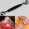 Double-end Melon Ball Portable Practical Double-end Fruit Mash Ice Cream Ball Scoop for Ice Cream Mashed Potatoes Fruits